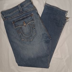 Relaxed straight true religion Demin jeans size 44